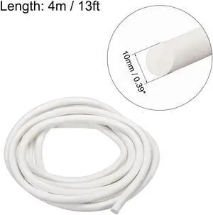 Silicone Foam Seal Strip 10mm 4m 13ft Sponge Rubber Cord Solid