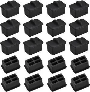 SFP-A Port Anti-Dust Stopper Cap Cover Black Silicone 20pcs