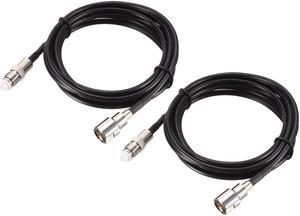 FME Male to FME Female Antenna Extension Cable RG174 RF Coaxial Cable 6 ft 2pcs