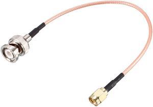 RG316 Coaxial Cable with BNC Male to SMA Male Connectors 50 Ohm 0.66 ft