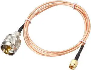 SMA Male to UHF PL-259 Male RG316 RF Coaxial Coax Cable 6 Feet