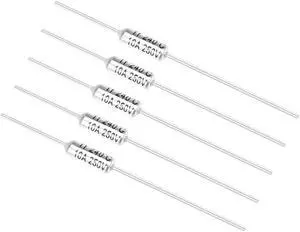 Thermal Fuse 250V 10A TF 240 Celsius Degree Temperature Electrical Circuit Cutoff 5pcs Thermal Fuse 250V 10A TF 240 Celsius Degree Temperature Electrical Circuit Cutoff 5pcs