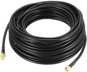 SMA Male to SMA Female Antenna Extension Coax Cable RG58 50 ft