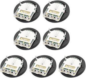 20K Ohm Dial  Wheel Potentiometer for Audio Stereo Volume Switch Control 16x6mm 5Pcs