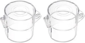 2pcs Clear Plastic Switch Cover Protector for 22mm Diameter Push Button Switch 55*55