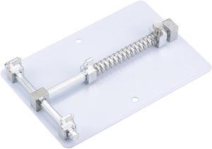 PCB Circuit Board Holder, Universal Holder for Adjustable Mobile Phone Repair and Soldering, Stainless Steel Plate