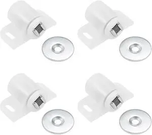 Magnetic Catches Catch,  Cabinet & Door Magnet Latch Catch Cabinet Hardware Fittings for Cupboards, Drawers, Closet 4pcs