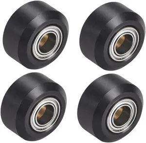 POM V Wheel with Bearing for 3D Printer RepRap, Ender 3,CR Series OD 15.5mm 4pcs
