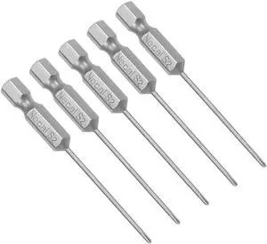 Phillips Bits 1/4-Inch Hex Shank 65mm Length Cross 1.6PH00 Magnetic Screw Driver S2 Screwdriver Bit 5Pcs