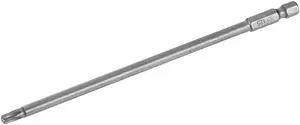Torx Screwdriver Bits 1/4-Inch Hex Shank 150mm Length T25 Magnetic Security Star Screw Driver S2 Bit