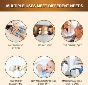 Fitted Mattress Pad Protector Cover Water-resistant Comfortable - Breathable and Soft Twin XL