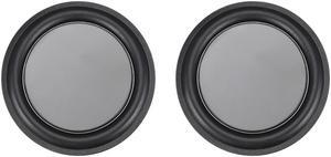 2Pcs 3" 70mm Bass Speaker Passive Radiator Auxiliary Rubber Vibration Plate Subwoofer DIY Repair