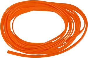 Car Orange Interior Moulding Trim Strip Line Door Edge Seal Protector 5m 16.4ft