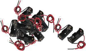 10 Pcs Spring Clip ABS Batteries Case Open Holder Black for 1x 23A/12V Battery