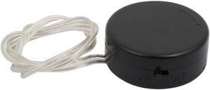 2 x 3V CR2032 Coin Cell Button Battery Wired Holder Case Storage w Switch Black
