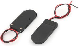 CR2032 x 2 Button Coin Cell Battery Holder Case Box on/off Switch Wire Lead 2 Pcs