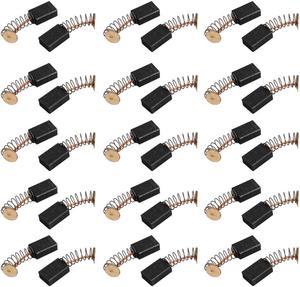 15 Pairs 30x13x9x5mm Carbon Brushes Power Tool for Electric Hammer Drill Motor