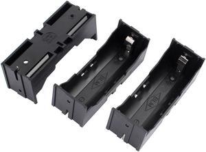 3pcs Plastic Single BLN 26650 Battery Holder Case Storage Box Black