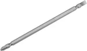 Phillips Bits 1/4 Inch Hex Shank 150mm Length Magnetic Slotted Screwdriver PH2/SL6 Double Head Screw Driver Bits S2 Alloy Steel