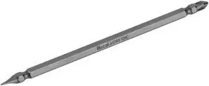 1/4inch Hex Shank 150mm Length Magnetic Screwdriver SL6/PH2 Slotted-Phillips Double-Head Screwdriver Bits S2 Alloy Steel