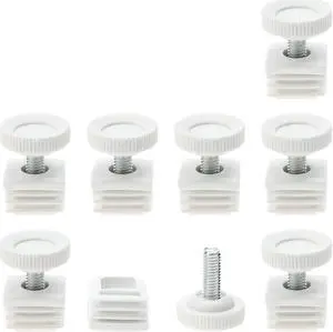 M10 x 15 x 50mm Leveling Feet Adjustable Leveler Furniture Floor Protector 10pcs M10 x 15 x 50mm Leveling Feet Adjustable Leveler Furniture Floor Protector 10pcs