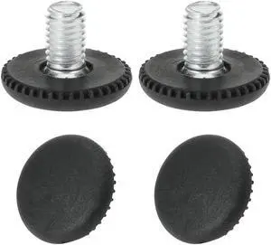 M8 x 10 x 25mm Leveling Feet Adjustable Leveler Floor Protector for House Furniture Chair Table Desk Leg 4pcs