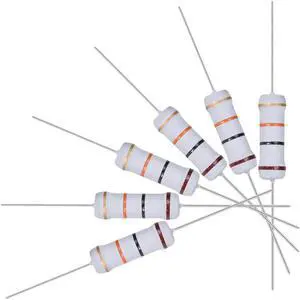 30 Pcs Metal Oxide Film Resistor, 5% Tolerance, Axial, 2W, Flame Proof, 10K Ohm Resistance for DIY Electronic Projects and