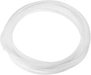 PTFE Tube 26Ft - ID 4mm X OD 6mm Fit 3mm Filament for 3D Printer White