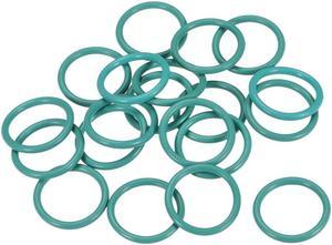 Fluorine Rubber O Rings, 17mm OD, 13.2mm Inner Diameter, 1.9mm Width, Seal Gasket Green 20Pcs