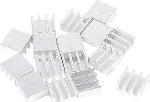 Unique Bargains 15Pcs 11mm x 10mm x 5mm Heatsink Heat Dissipation Aluminium Cooling Fin