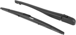 Rear Windshield Wiper Blade Arm Set for 1998-2011 Peugeot 206 - 370mm 15inch