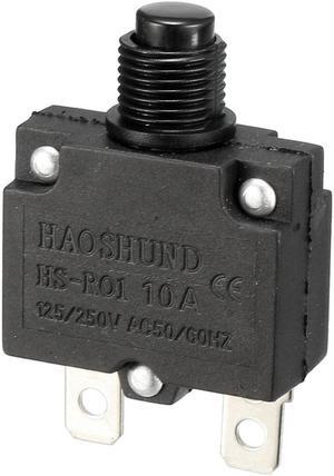 Unique Bargains Spare Part 2 Terminals HS-R01 Momentary Press Button Switch 125/250VAC 50VDC