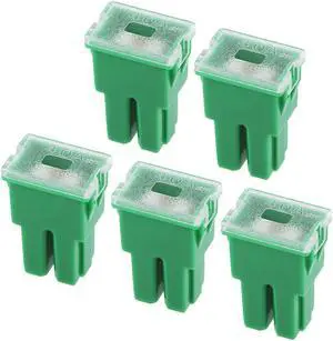 Automotive Mini Cartridge Fuse 32V 40A Female Terminal J Case Box for Car Truck Vehicle 5pcs