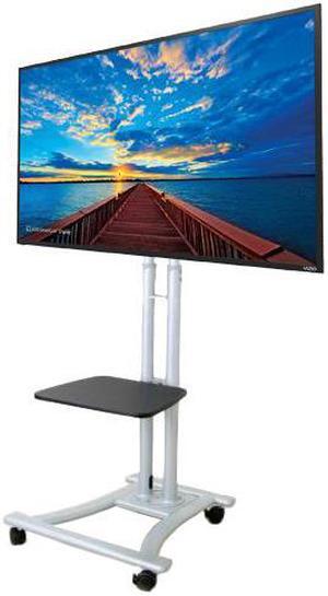 Mobile LCD/Plasma Television TV Stand Cart holds 60" LCD/Plasma TV's with Shelf