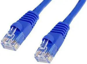 10x 25ft RJ45 Cat5e Ethernet Network Patch Cables - Blue - 25 Feet - 10 Pieces