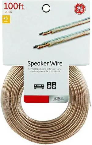 G.E. 33596 100 Ft. 18 Gauge Speaker Wire