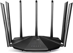  Tenda AXE5700 Smart WiFi 6E Router, Tri-Band Gigabit Wireless  Router for Home, Best WiFi Router for Gaming and VR, AX Router with 5 *  6dBi High-Gain Antennas, Support WPA3, VPN, New