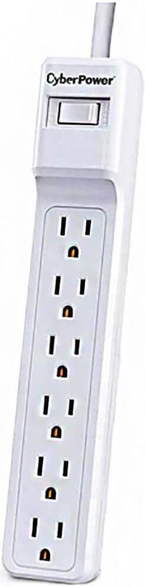 CyberPower B602RC1 6 Outlet Surge Protector - White