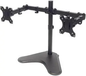 Manhattan Universal Dual Monitor Stand With Double-Link Swing Arms