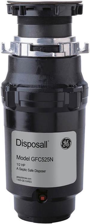 GE GFC525N 1/2 HP Continuous Feed Garbage Disposer - Corded