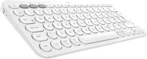 Logitech K380 MultiDevice Bluetooth Keyboard for MAC Off White