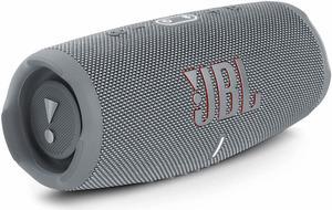 JBL CHARGE5GRY Charge 5 Portable Waterproof Speaker with Powerbank  Grey