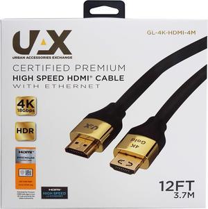 UAX GL4KHDMI4M 12 ft. 4K HDMI Cable