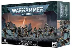 Games Workshop GW4733 Warhammer 40K: Cadian Shock Troops Games Workshop GW4733 Warhammer 40K: Cadian Shock Troops