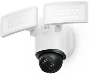 eufy Security Floodlight Camera E340 Wired, 360° Pan and Tilt, 24/7 Recording, Dual-Band Wi-Fi, 2,000 Lumens, Motion-Activated, Dual Camera, HomeBase 3 Compatible, Local Storage, No Monthly Fee eufy Security Floodlight Camera E340 Wired, 360° Pan and Tilt, 24/7 Recording, Dual-Band Wi-Fi, 2,000 Lumens, Motion-Activated, Dual Camera, HomeBase 3 Compatible, Local Storage, No Monthly Fee