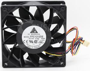 FFC1212DE Delta 12cm 12038 120mm DC 2.4A ball bearing violence powerful fan