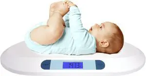 Smart Weigh 44lbx0.4oz Comfort Digital Baby Scale Infants Toddlers LCD Display