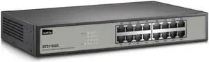 Netis ST3116GS 8 Port 16 Port Unmanaged 10/100/1000M Gigabit Ethernet Rackmount Switch | Plug-and-Play and Effective Power Saving Technology Support Auto MDI/MDIX Function