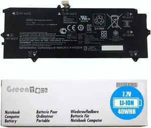 GreenTech MG04XL Replacement Battery for HP Elite X2 1012 G1, Elite X2 1012 G1 Tablet - GreenTech 7.7V 40Whr 4 Cell Battery 812205-001 HSTNN-DB7F