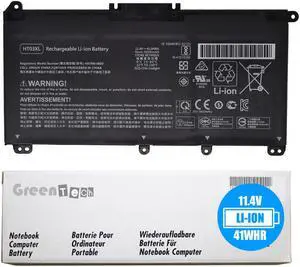 GreenTech 41Wh HT03XL compatible battery for HP 240 G7, 246 G7, 250 G7, 255 G7, 340 G5, 348 G5, 14-CF, 14-CK, 14-CM, 14-DF, 14Q-CS, 14S-CF, 14S-CR, 14S-DF - GreenTech 11.4V 41Whr L11119-855 L11421-1C1
